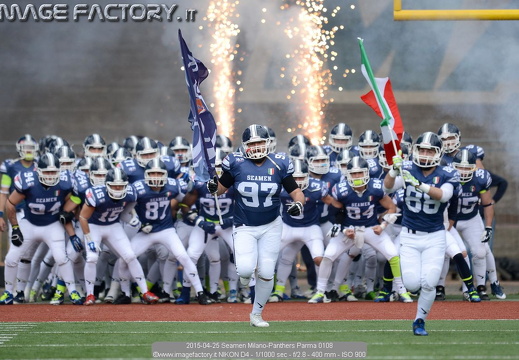 2015-04-25 Seamen Milano-Panthers Parma (44-3)